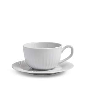 Kähler Hammershøi Coffee Cup with Saucer 25cl