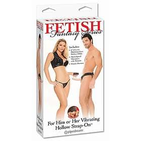 Pipedream Fetish Fantasy For Him or Her Vibrating Hollow Strap-On