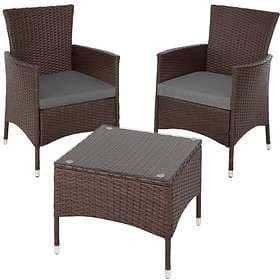 TecTake Luzern 48.5x43.5cm (incl. 2 Armchairs)
