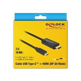 DeLock 4K 60Hz USB C - HDMI 3m
