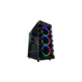 LC-Power Gaming 709B Solar_System_X (Black/Transparent)