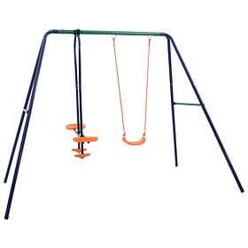 vidaXL Swing Set With 3 Seats