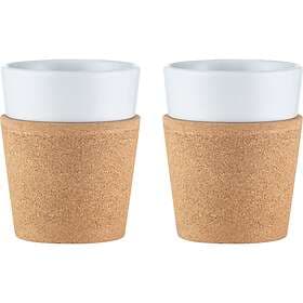 Bodum Bistro Cork Mug 30cl 2-pack