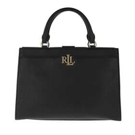 Ralph Lauren Pebbled Leather Laine Satchel Bag