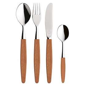 Skaugum Teak Cutlery Set 4 pcs