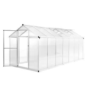 vidaXL 45217 Greenhouse 15.6m³ (Aluminium)