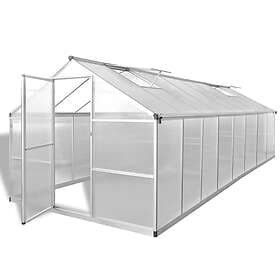 vidaXL 45218 Växthus 23.44m³ (Aluminium)