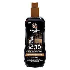 Australian Gold Instant Bronzer Sunscreen Spray Gel SPF30 100ml