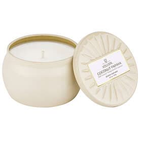 Voluspa Petite Decorative Tin Candle Papaya Coconut
