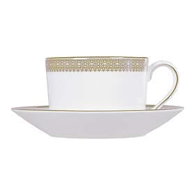 Wedgwood Lace Gold Tea Cup with Saucer 15cl