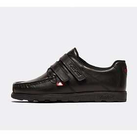 Kickers Fragma Strap Shoes Leather Black UK 112915
