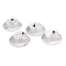 Pols Potten Undressed Tea Cup 22cl 4-pack