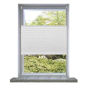 vidaXL Plisségardin 110x200cm (White)