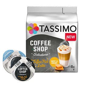 Tassimo Coffee Shop Selections Toffee Nut Latte 16 (Capsules)