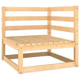 vidaXL Garden Corner Sofa Solid Pinewood