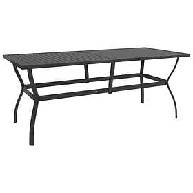 vidaXL Garden Table Anthracite 190x80x72 cm Steel