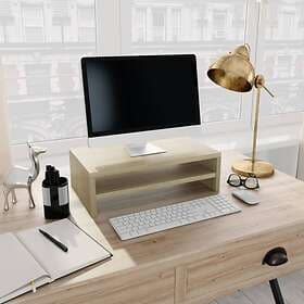 vidaXL Monitor Stand Sonoma Oak 42x24x13 cm Chipboard