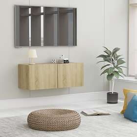 vidaXL TV Cabinet Sonoma Oak 80x30x30 cm Chipboard