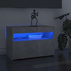 vidaXL TV Cabinets with LED Lights 2 pcs Concrete Grey 60x35x40 cm