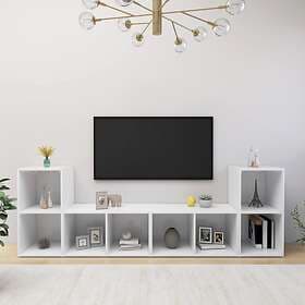 vidaXL TV Cabinets 4 pcs White 72x35x36.5 cm Chipboard