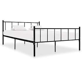 vidaXL Bed Frame Black Metal 180x200 cm