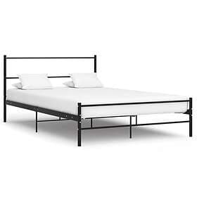 vidaXL Bed Frame Black Metal 120x200 cm
