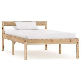 vidaXL Bed Frame Solid Pine Wood 90x200 cm