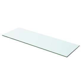 vidaXL Shelf Panel Glass Clear 60x15 cm