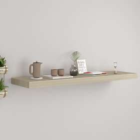 vidaXL Floating Wall Shelf Oak 90x23.5x3.8 cm MDF