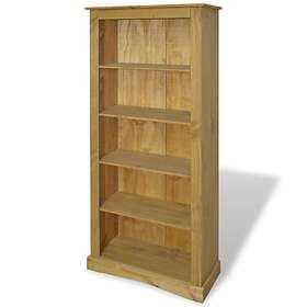 vidaXL 5-Tier Bookcase Mexican Pine Corona Range 81x29x170 cm