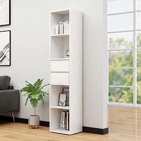 vidaXL Book Cabinet White 36x30x171 cm Chipboard