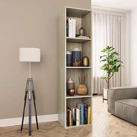 vidaXL Book Cabinet/TV Cabinet Sonoma Oak 36x30x143 cm Chipboard
