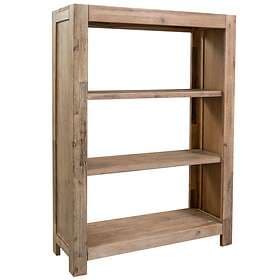 vidaXL 3-Tier Bookcase 80x30x110 cm Solid Acacia Wood