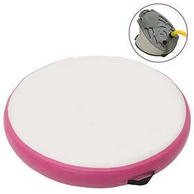 vidaXL Inflatable Gymnastic Mat with Pump 100x100x10 cm PVC
