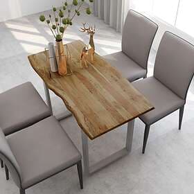 vidaXL Dining Table 118x58x76 cm Solid Acacia Wood