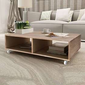 vidaXL Coffee Table Oak cm Solid Wood 80X50.5X41.5 DINING/COFFEE/SIDE