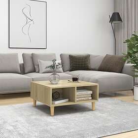 vidaXL Coffee Table Sonoma Oak 60x60x30 cm Chipboard