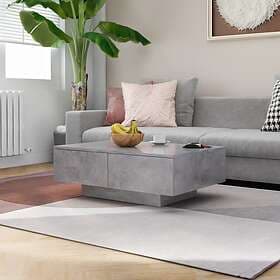 vidaXL Coffee Table Concrete Grey 90x60x31 cm Chipboard