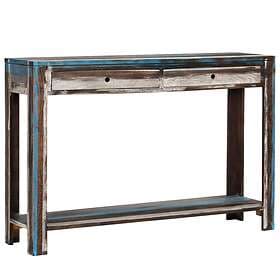vidaXL Console Table Solid Wood Vintage 118x30x80 cm