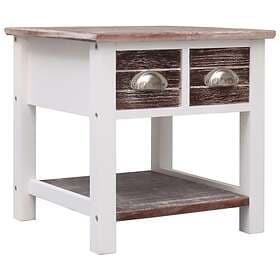vidaXL Side Table Brown 40x40x40 cm Paulownia Wood