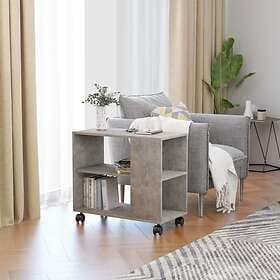 vidaXL Side Table Concrete Grey 70x35x55 cm Chipboard
