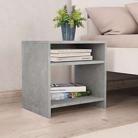 vidaXL Bedside Cabinet Concrete Grey 40x30x40 cm Chipboard