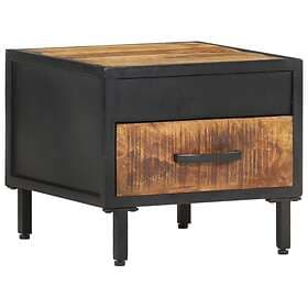 vidaXL Bedside Cabinet 40x40x35 cm Rough Mango Wood