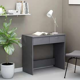 vidaXL Desk Grey 80x40x75 cm Chipboard