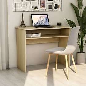 vidaXL Desk Sonoma Oak 90x50x74 cm Chipboard