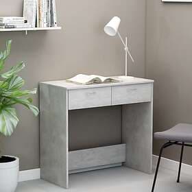 vidaXL Desk Concrete Grey 80x40x75 cm Chipboard