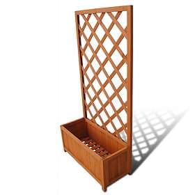 vidaXL Trellis Planter 70 x 30 135 cm