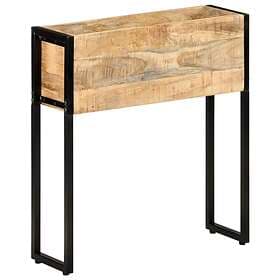vidaXL Planter 60x20x68 cm Rough Mango Wood