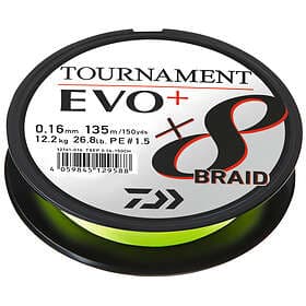 Daiwa Tournament Evo+ 8 Braid 0.16mm 135m