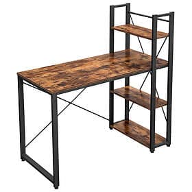Vasagle LWD48 Desk med 3 Hyllor (120x60cm)